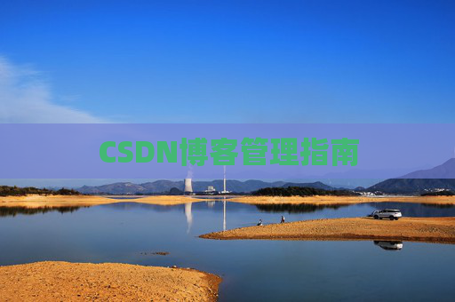 CSDN博客管理指南